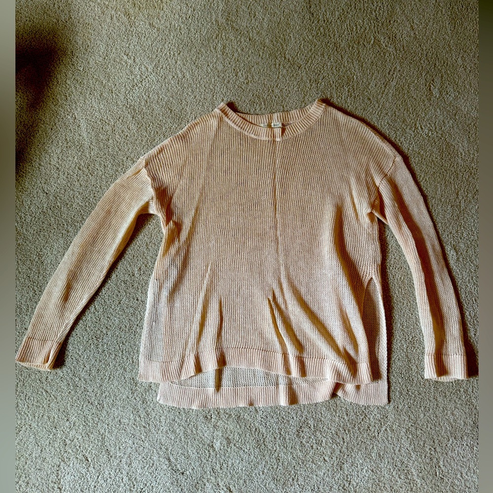 EUC Eileen Fisher organic linen sweater size XS